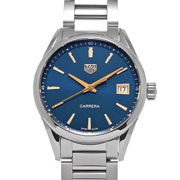 タグ ホイヤー カレラ クォーツ WBK1312.BA0652 ブルー レディース 時計 【中古】【wristwatch】