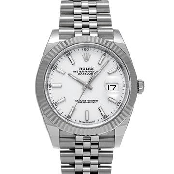 ロレックス デイトジャスト 41 126334 ホワイト メンズ 時計 【新品】【wristwatch】