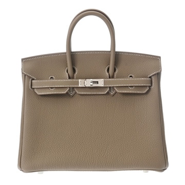 エルメス バーキン 25 エトゥープ トゴ レディース バッグ 【未使用】【bag】