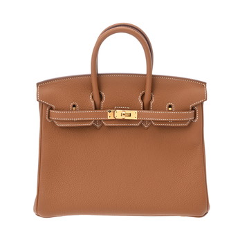 エルメス バーキン 25 ゴールド トゴ レディース バッグ 【新品】【bag】