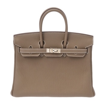 エルメス バーキン 25 エトゥープ トゴ レディース バッグ 【中古】【bag】