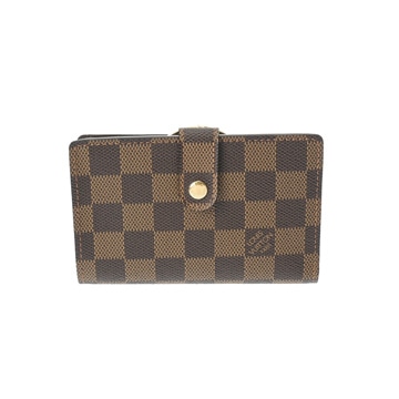 ルイ ヴィトン ダミエ ポルトフォイユ ヴィエノワ ブラウン N61674 ダミエキャンバス レディース 財布 【中古】【purse】