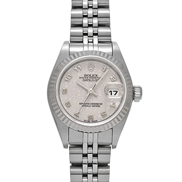 ロレックス デイトジャスト 79174 アイボリーコンピュータ レディース 時計 【中古】【wristwatch】