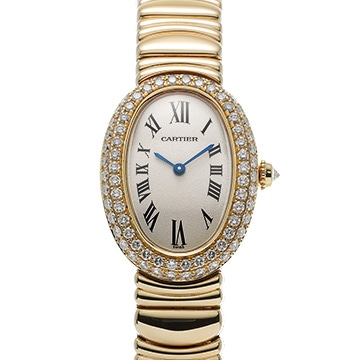 カルティエ ベニュワール WB5096D8 シルバー レディース 時計 【中古】【wristwatch】