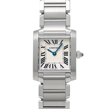 カルティエ タンクフランセーズ SM　 W51008Q3 シルバー レディース 時計 【中古】【wristwatch】