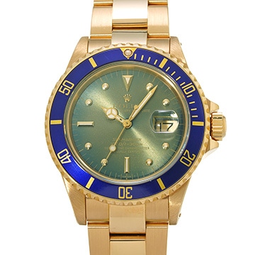 ロレックス サブマリーナ デイト 16808 ブルー メンズ 時計 【中古】【wristwatch】