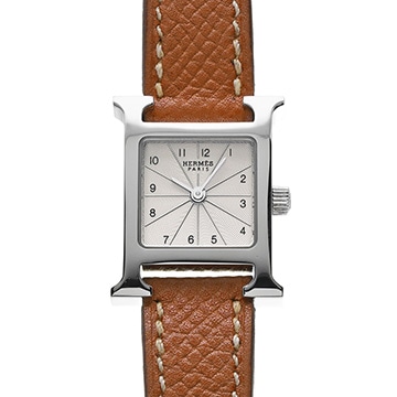 エルメス Hウォッチ ミニ HH1.110 シルバー レディース 時計 【中古】【wristwatch】