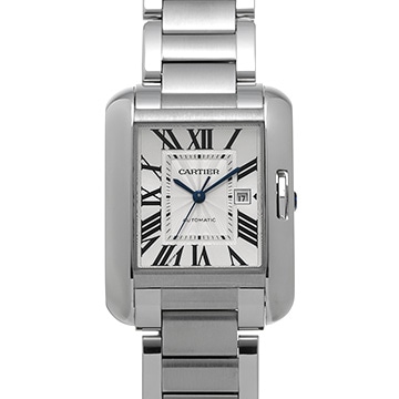 カルティエ タンク アングレーズ LM W5310009 シルバー メンズ 時計 【中古】【wristwatch】