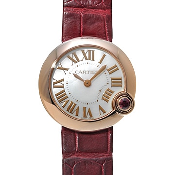 カルティエ バロン ブラン ドゥ カルティエ WGBL0007 ホワイトシェル レディース 時計 【中古】【wristwatch】