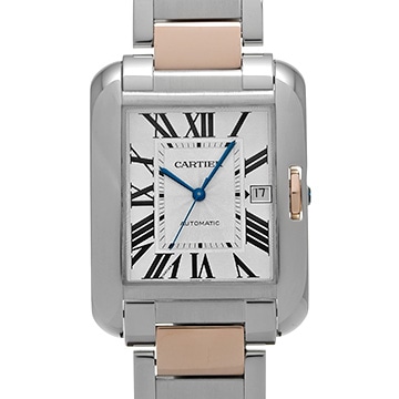 カルティエ タンク アングレーズ XL W5310006 シルバー メンズ 時計 【中古】【wristwatch】