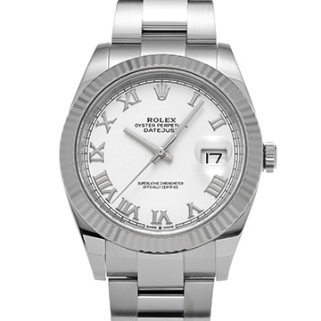 ロレックス デイトジャスト 41 126334 ホワイト メンズ 時計 【中古】【wristwatch】