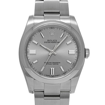 ロレックス オイスターパーペチュアル 116000 グレー メンズ 時計 【中古】【wristwatch】