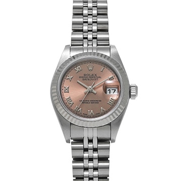 ロレックス デイトジャスト 79174 ピンク レディース 時計 【中古】【wristwatch】