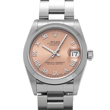 ロレックス デイトジャスト 31 68240 ピンク ユニセックス 時計 【中古】【wristwatch】