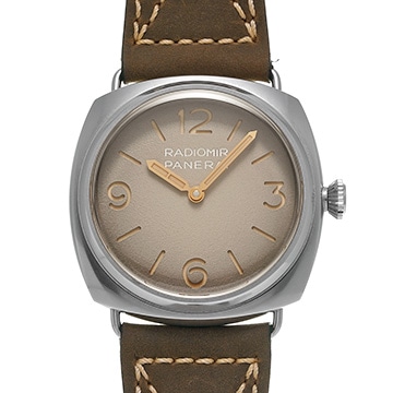 パネライ ラジオミール トレ ジョルニ PAM01350 ベージュシェード メンズ 時計 【中古】【wristwatch】