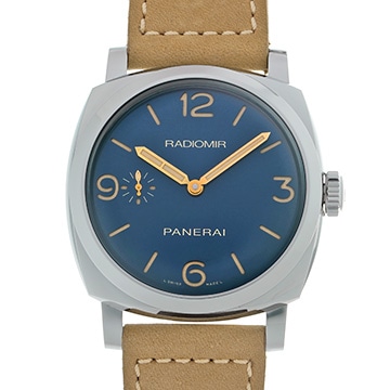 パネライ ラジオミール 1940 3デイズ アッチャイオ PAM00690 ブルー メンズ 時計 【中古】【wristwatch】