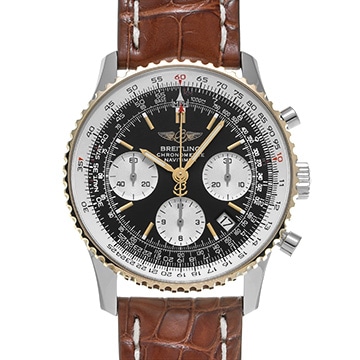 ブライトリング ナビタイマー D2332212/B638 ブラック/シルバー メンズ 時計 【中古】【wristwatch】