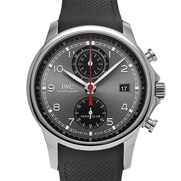 IWC ポルトギーゼ ヨットクラブ クロノグラフ IW390503 スレートグレー/ブラック メンズ 時計 【中古】【wristwatch】