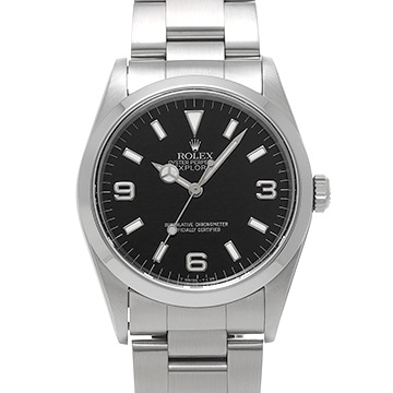 ロレックス エクスプローラー 14270 ブラック メンズ 時計 【中古】【wristwatch】