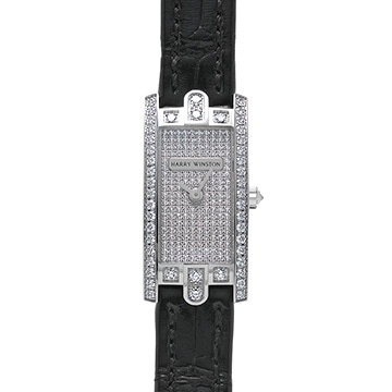 ハリー ウィンストン アヴェニュー C ミニ AVCQHM15WW020 ダイヤモンド レディース 時計 【中古】【wristwatch】