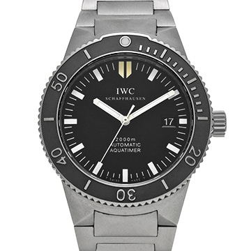 IWC GST アクアタイマー 3536-001 ブラック メンズ 時計 【中古】【wristwatch】