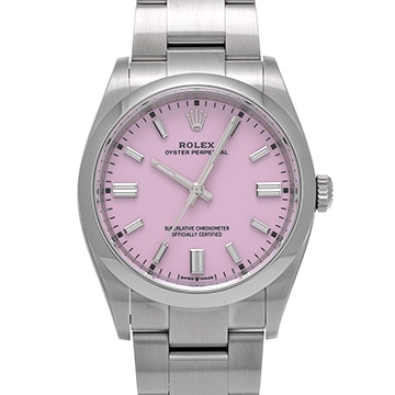 ロレックス オイスターパーペチュアル 36 126000 キャンディピンク メンズ 時計 【中古】【wristwatch】