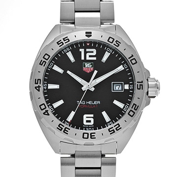 タグ ホイヤー フォーミュラ1 クォーツ WAZ1112.BA0875 ブラック メンズ 時計 【中古】【wristwatch】