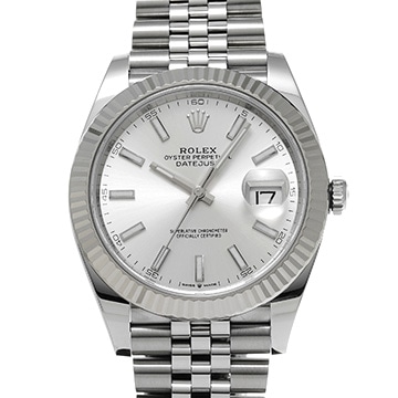 ロレックス デイトジャスト 41 126334 シルバー メンズ 時計 【中古】【wristwatch】