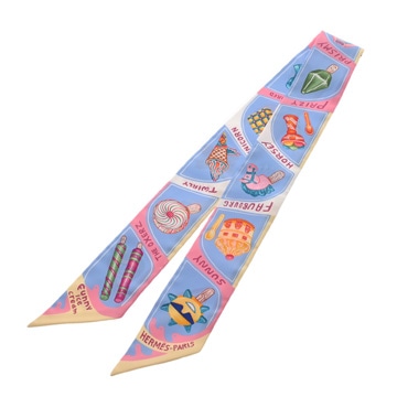 エルメス ツイリー FUNNY ICE CREAM マルチカラー 064109S シルク100％ レディース 【新品】【other】