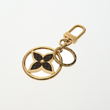 ルイ ヴィトン モノグラムフラワー キーホルダー LV トレジャード ブラウン/ゴールド M01207 GP ユニセックス 【中古】【other】