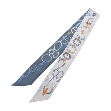エルメス ツイリー DO RE BOUCLES マルチカラー シルク100％ レディース 【中古】【other】