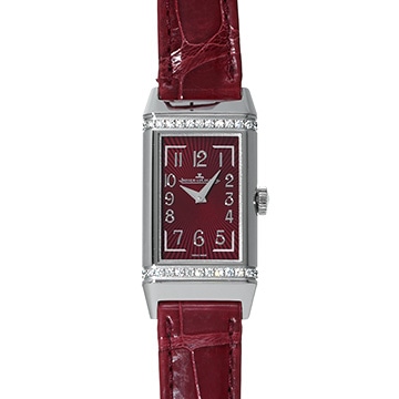 ジャガー ルクルト レベルソ ワン モノフェイス Q3288560 レッド レディース 時計 【中古】【wristwatch】