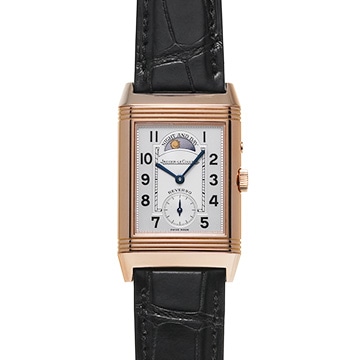 ジャガー ルクルト レベルソデュオ ナイトアンドデイ 270.2.54 シルバー/ブラック メンズ 時計 【中古】【wristwatch】
