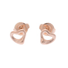 ティファニー オープンハート ピアス K18ピンクゴールド PG レディース ジュエリー 【中古】【jewelry】
