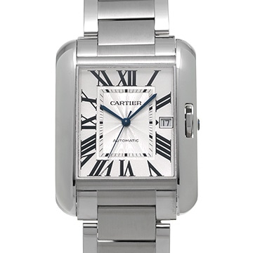 カルティエ タンク アングレーズ XL W5310008 シルバー メンズ 時計 【中古】【wristwatch】