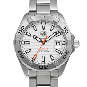 タグ ホイヤー アクアレーサー キャリバー5 WBD2111.BA0928 ホワイト メンズ 時計 【中古】【wristwatch】