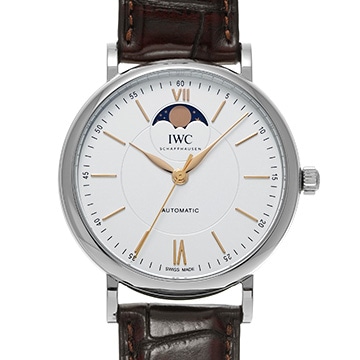 IWC ポートフィノ オートマティック ムーンフェイズ IW459401 シルバー メンズ 時計 【中古】【wristwatch】