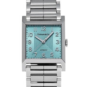 ティファニー メイカーズ スクエア 67460715 ティファニーブルー メンズ 時計 【中古】【wristwatch】