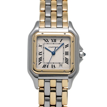 カルティエ パンテール MM 183949 ホワイト ユニセックス 時計 【中古】【wristwatch】