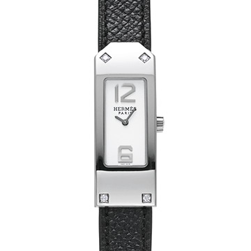 エルメス ケリー II KT1.230 ホワイト レディース 時計 【中古】【wristwatch】