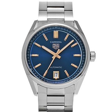 タグ ホイヤー カレラ デイト キャリバー7 WBN2311.BA0001 ブルー メンズ 時計 【中古】【wristwatch】