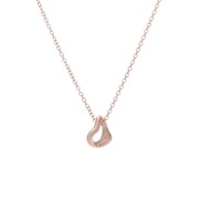 ティファニー オープンハート ネックレス エクストラミニ ゴールド K18ピンクゴールド PG レディース ジュエリー 【中古】【jewelry】