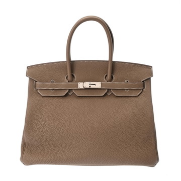 エルメス バーキン 35 エトゥープ トゴ ユニセックス バッグ 【中古】【bag】