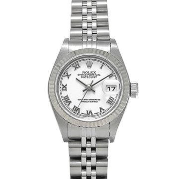 ロレックス デイトジャスト 79174 ホワイト レディース 時計 【中古】【wristwatch】