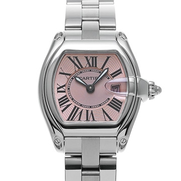 カルティエ ロードスター SM W62017V3 ピンク レディース 時計 【中古】【wristwatch】