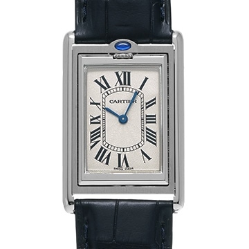 カルティエ タンク バスキュラント LM W1016355 シルバー レディース 時計 【中古】【wristwatch】