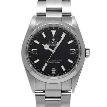 ロレックス ブラックアウト エクスプローラー 14270 ブラック メンズ 時計 【中古】【wristwatch】