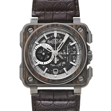 ベル＆ロス BR-X1 ウッド BRX1-WD-TI グレー メンズ 時計 【中古】【wristwatch】