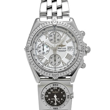 ブライトリング クロスウィンド A149A05UTC ホワイト/ホワイトシェル メンズ 時計 【中古】【wristwatch】