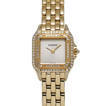 カルティエ パンテール SM WF3250B9 グレー レディース 時計 【中古】【wristwatch】